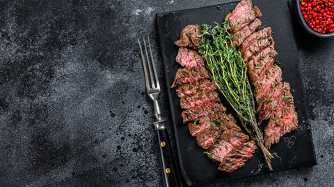 Skirt Steak & Broccoli Rabe