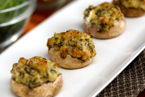 Stuffed Mushroom Caps