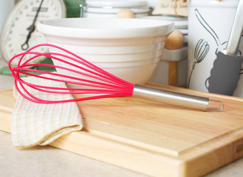 Silicone & Stainless Steel Whisk - 8.5"