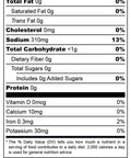 Noshejan Murch-e Masala Dar seasoning blend nutritional label.