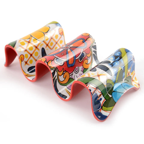 Decorated Reversible Multi-Taco Holder